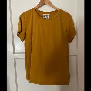 JUNGMAVEN mustard tee